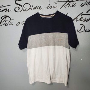 Denim & Flower Ricky Singh Color Block Tee, XL - Like New!